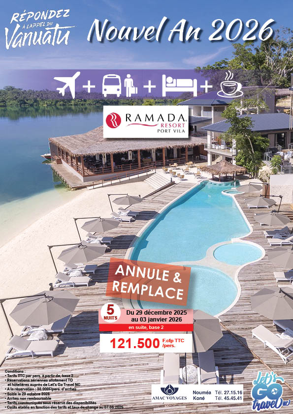 VAN Port Vila Nouvel An 2026 RAMADA v2 amac