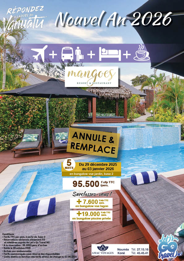VAN Port Vila Nouvel An 2026 MANGOES v2 amac