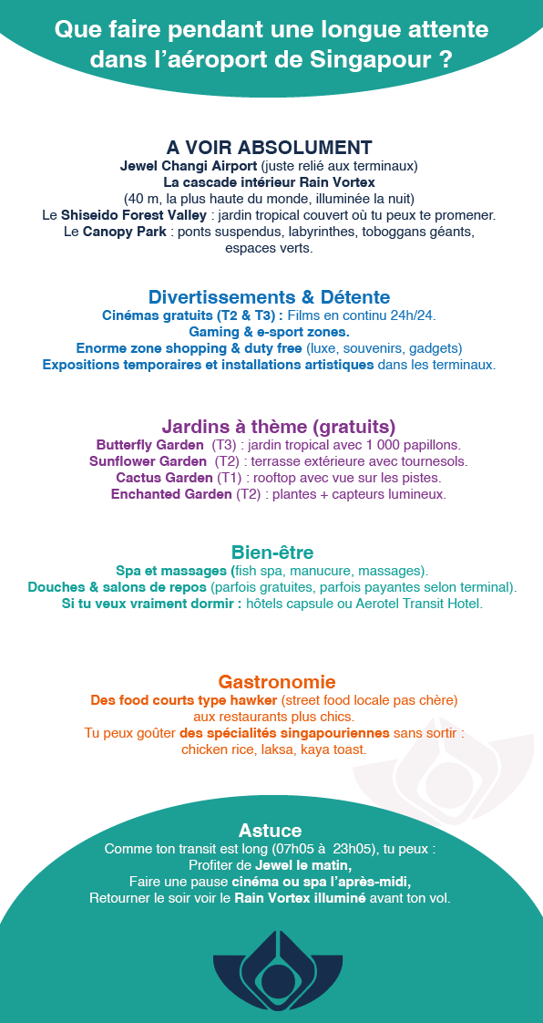 QUE FAIRE A L AEROPORT DE SINGAPOUR Plan de travail 1